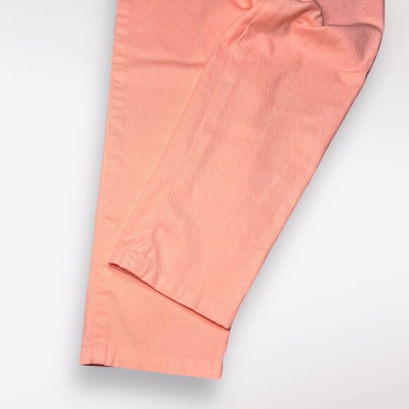 Vintage Hardy Amies Peach High Rise Embroidered Jeans Straight Leg Small - Picture 9 of 11